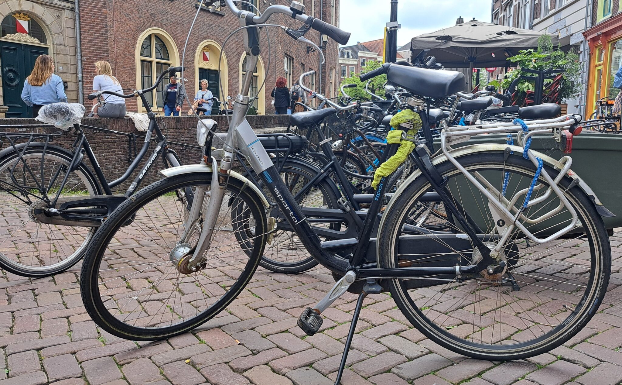 fietsen in de stad
